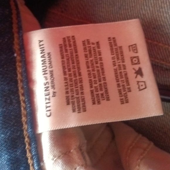 CITIZEN OF HUMANITY Jean's Premium Vintage. Carey Slouchy Slim size 23 - Picture 7 of 7